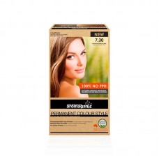 Aromaganic 天然有机草本染发膏染发剂 7.30-中金亚麻色（安全无毒 不含PPD）